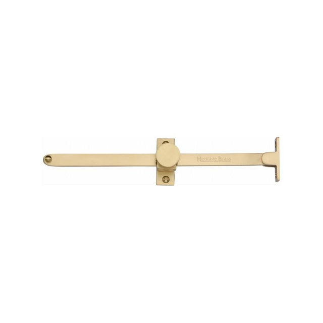 Heritage Brass Window Furniture Satin Brass / 10"/250mm Heritage Brass - Casement Stay Sliding Design 10" Satin Brass Finish