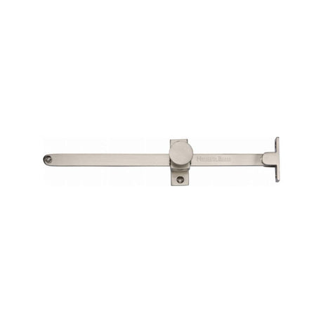 Heritage Brass Window Furniture Satin Nickel / 10"/250mm Heritage Brass - Casement Stay Sliding Design 10" Satin Nickel Finish