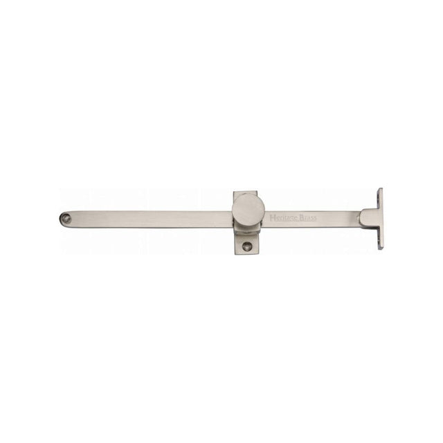 Heritage Brass Window Furniture Satin Nickel / 10"/250mm Heritage Brass - Casement Stay Sliding Design 10" Satin Nickel Finish