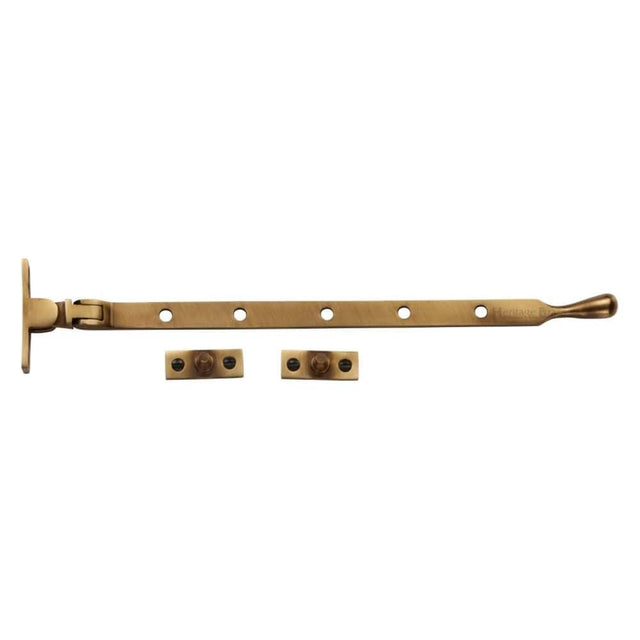 Heritage Brass Window Furniture Antique Brass / 12"/300mm Heritage Brass - Casement Window Stay Ball Design 12" Antique Brass Finish