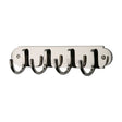 Heritage Brass Accessories Polished Nickel / Coat Hooks on Plate Heritage Brass - Coat Hooks on Plate Polished Nickel Finish