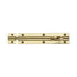 Heritage Brass Accessories Polished Brass / Straight Surface Bolts / 150mm / 6" Heritage Brass - Door Bolt Straight 6" x 1.25" Polished Brass Finish