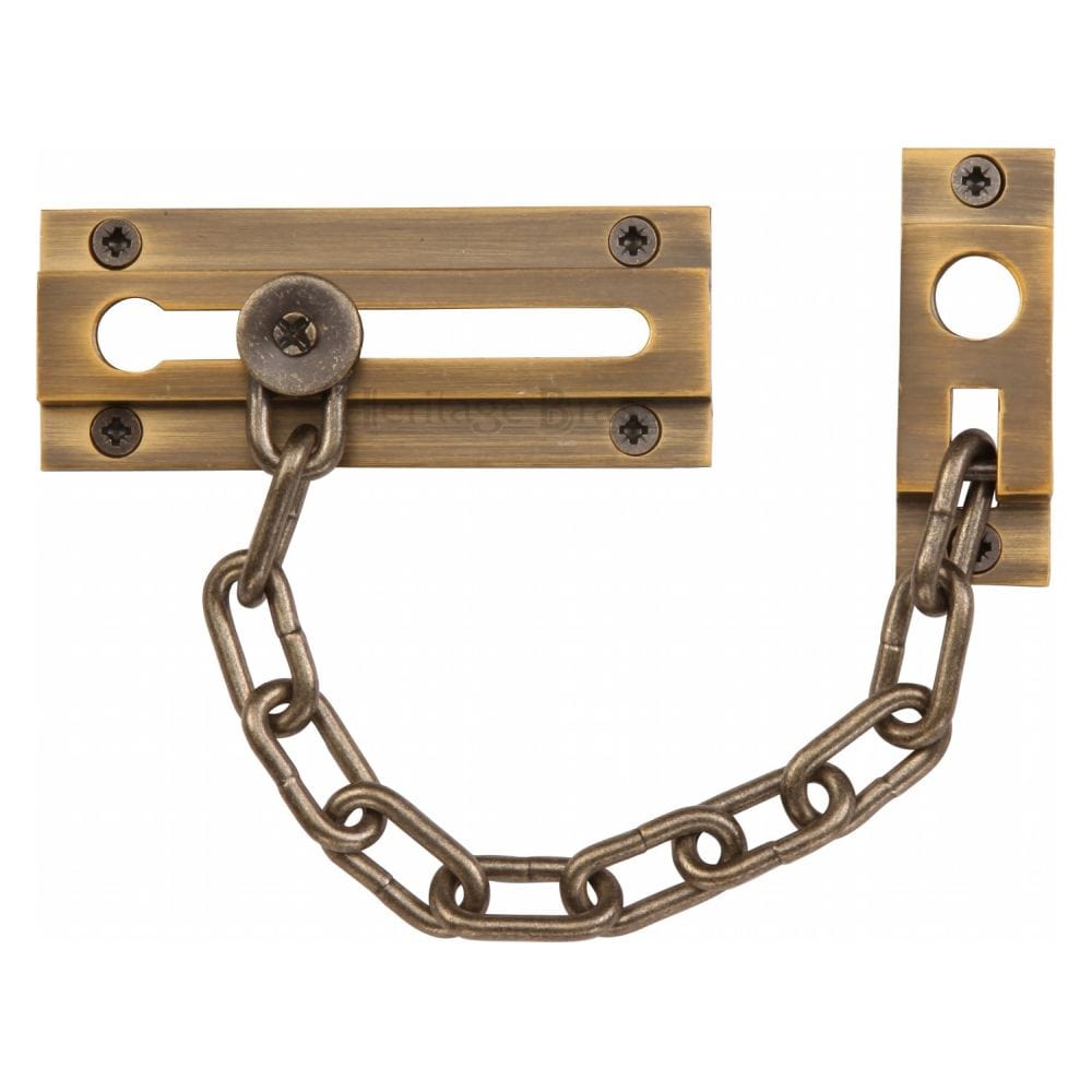 Heritage Brass Door Furniture Antique Brass / Door Chains Heritage Brass - Door Chain Antique Brass Finish