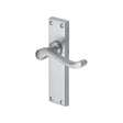 Heritage Brass Door Furniture Satin Chrome / Latch Handles Heritage Brass - Door Handle Lever Latch Bedford Design Satin Chrome Finish