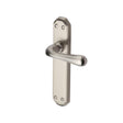 Heritage Brass Door Furniture Satin Nickel / Latch Handles Heritage Brass - Door Handle Lever Latch Charlbury Design Satin Nickel Finish
