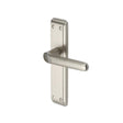 Heritage Brass Door Furniture Satin Nickel / Latch Handles Heritage Brass - Door Handle Lever Latch Deco Design Satin Nickel Finish