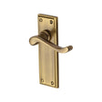 Heritage Brass Door Furniture Antique Brass / Latch Handles Heritage Brass - Door Handle Lever Latch Edwardian Design Antique Brass Finish