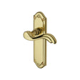 Heritage Brass Door Furniture Polished Brass / Latch Handles Heritage Brass - Door Handle Lever Latch Lisboa Design Polished Brass Finish