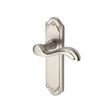Heritage Brass Door Furniture Satin Nickel / Latch Handles Heritage Brass - Door Handle Lever Latch Lisboa Design Satin Nickel Finish