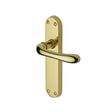 Heritage Brass Door Furniture Polished Brass / Latch Handles Heritage Brass - Door Handle Lever Latch Luna Design Polished Brass Finish