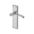 Heritage Brass Door Furniture Satin Chrome / Latch Handles Heritage Brass - Door Handle Lever Latch Sophia Design Satin Chrome Finish