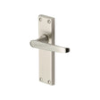 Heritage Brass Door Furniture Satin Nickel / Latch Handles Heritage Brass - Door Handle Lever Latch Victoria Design Satin Nickel Finish