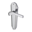 Heritage Brass Door Furniture Polished Chrome / Latch Handles Heritage Brass - Door Handle Lever Latch Waldorf Design Polished Chrome Finish