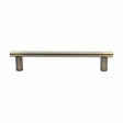 Heritage Brass Door Furniture Antique Brass / Pull Handles (Bolt Through) Heritage Brass - Door Pull Handle 19mm Round Bar Design 336mm Antique Brass Finish