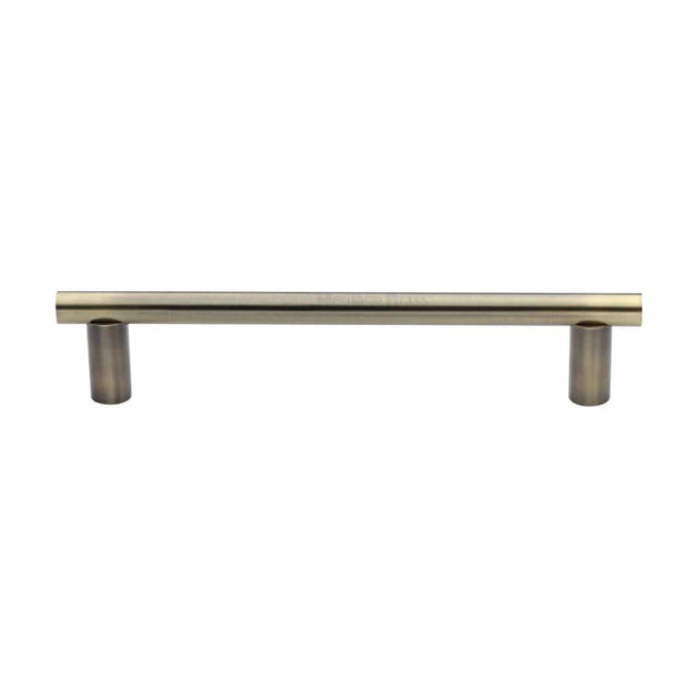 Heritage Brass Door Furniture Antique Brass / Pull Handles (Bolt Through) Heritage Brass - Door Pull Handle 19mm Round Bar Design 336mm Antique Brass Finish
