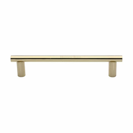 Heritage Brass Door Furniture Polished Brass / Pull Handles (Bolt Through) Heritage Brass - Door Pull Handle 19mm Round Bar Design 336mm Polished Brass Finish
