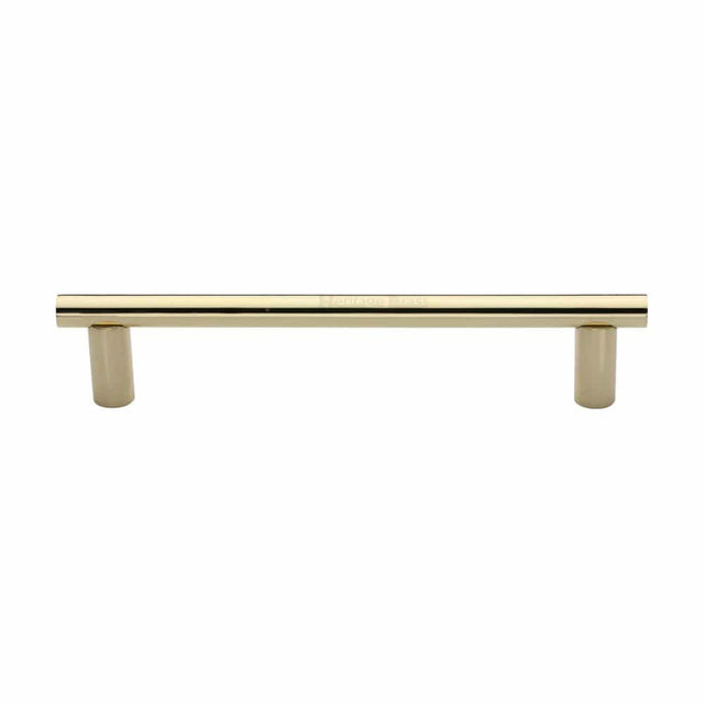 Heritage Brass Door Furniture Polished Brass / Pull Handles (Bolt Through) Heritage Brass - Door Pull Handle 19mm Round Bar Design 336mm Polished Brass Finish