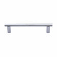 Heritage Brass Door Furniture Polished Chrome / Pull Handles (Bolt Through) Heritage Brass - Door Pull Handle 19mm Round Bar Design 336mm Polished Chrome Finish
