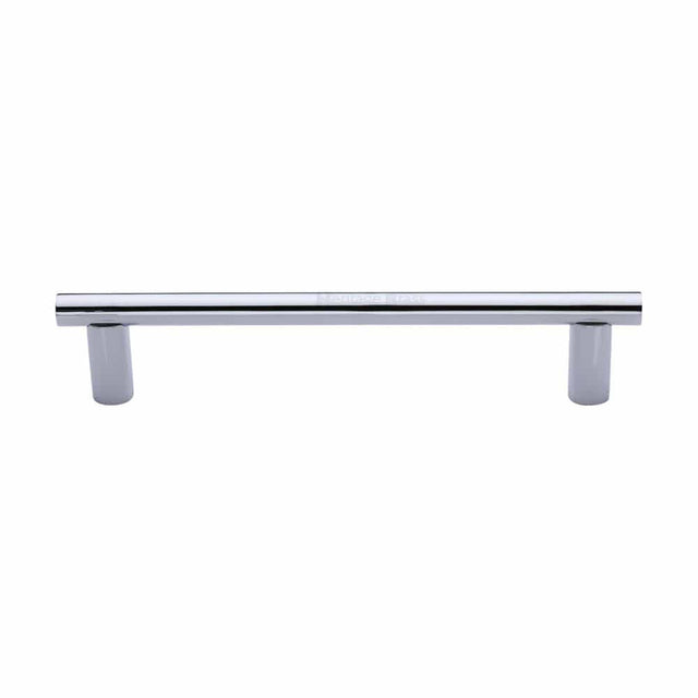 Heritage Brass Door Furniture Polished Chrome / Pull Handles (Bolt Through) Heritage Brass - Door Pull Handle 19mm Round Bar Design 336mm Polished Chrome Finish