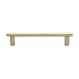 Heritage Brass Door Furniture Satin Brass / Pull Handles (Bolt Through) Heritage Brass - Door Pull Handle 19mm Round Bar Design 336mm Satin Brass Finish
