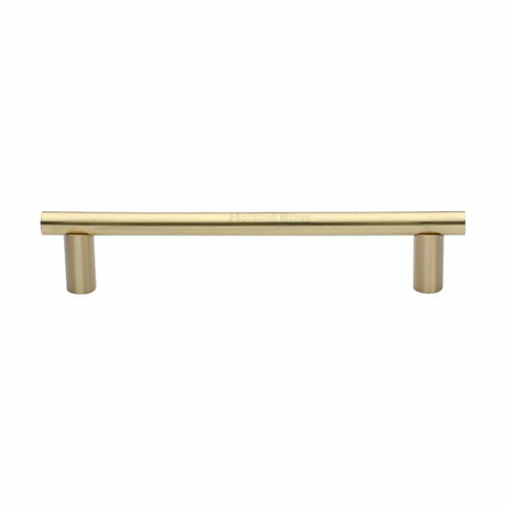 Heritage Brass Door Furniture Satin Brass / Pull Handles (Bolt Through) Heritage Brass - Door Pull Handle 19mm Round Bar Design 336mm Satin Brass Finish