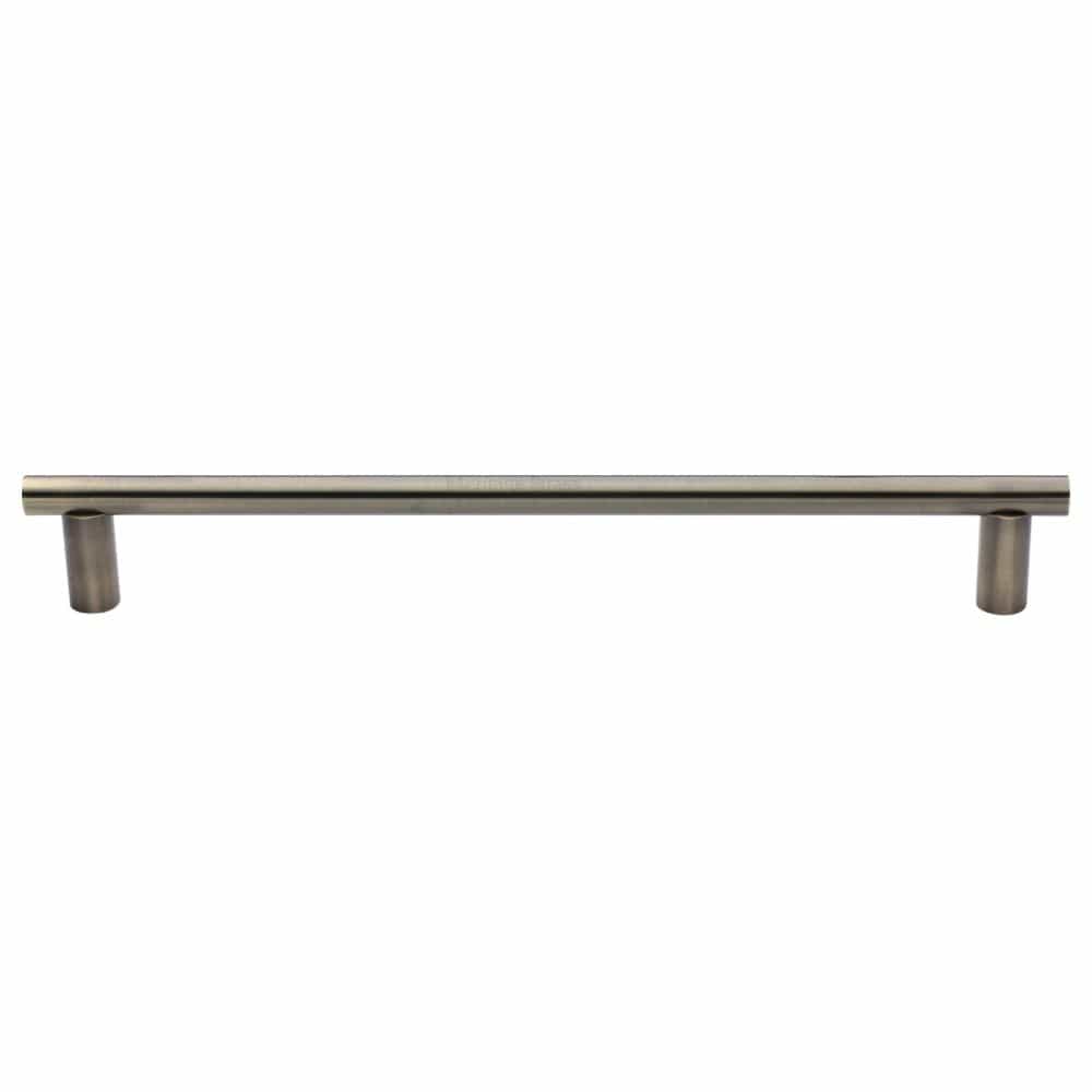 Heritage Brass Door Furniture Antique Brass / Pull Handles (Bolt Through) Heritage Brass - Door Pull Handle 19mm Round Bar Design 489mm Antique Brass Finish