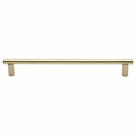 Heritage Brass Door Furniture Polished Brass / Pull Handles (Bolt Through) Heritage Brass - Door Pull Handle 19mm Round Bar Design 489mm Polished Brass Finish