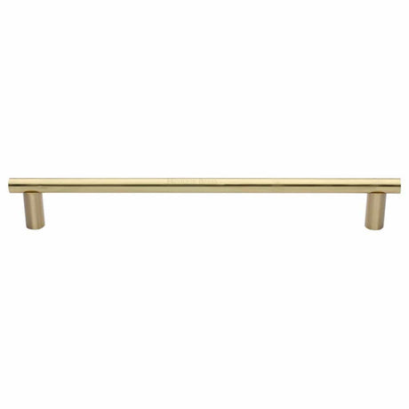 Heritage Brass Door Furniture Satin Brass / Pull Handles (Bolt Through) Heritage Brass - Door Pull Handle 19mm Round Bar Design 489mm Satin Brass Finish