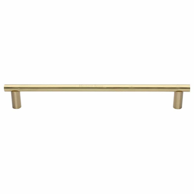 Heritage Brass Door Furniture Satin Brass / Pull Handles (Bolt Through) Heritage Brass - Door Pull Handle 19mm Round Bar Design 489mm Satin Brass Finish
