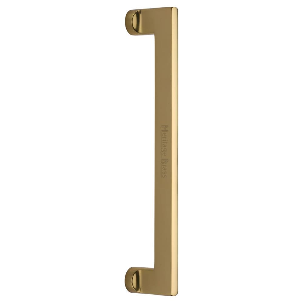 Heritage Brass Door Furniture Polished Brass / Pull Handles (Bolt Through) Heritage Brass - Door Pull Handle Apollo Design 307mm Polished Brass Finish