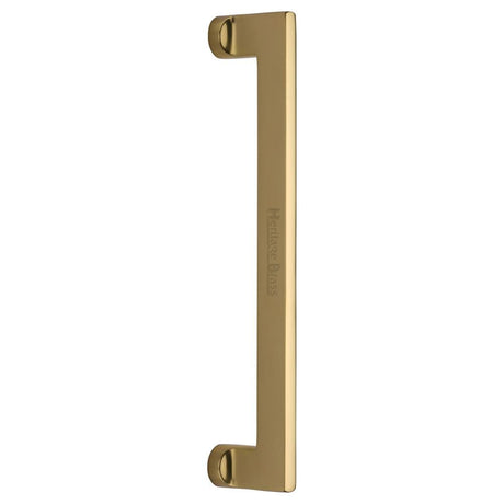 Heritage Brass Door Furniture Polished Brass / Pull Handles (Bolt Through) Heritage Brass - Door Pull Handle Apollo Design 307mm Polished Brass Finish