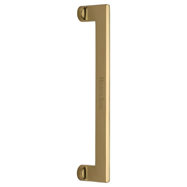 Heritage Brass Door Furniture Polished Brass / Pull Handles (Bolt Through) Heritage Brass - Door Pull Handle Apollo Design 307mm Polished Brass Finish