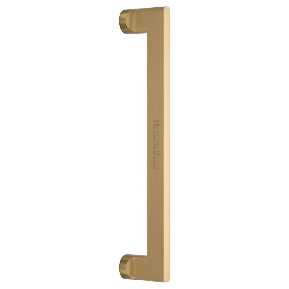 Heritage Brass Door Furniture Satin Brass / Pull Handles (Bolt Through) Heritage Brass - Door Pull Handle Apollo Design 307mm Satin Brass Finish