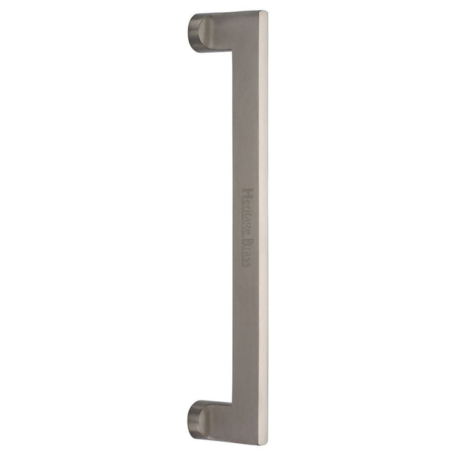 Heritage Brass Door Furniture Satin Nickel / Pull Handles (Bolt Through) Heritage Brass - Door Pull Handle Apollo Design 307mm Satin Nickel Finish