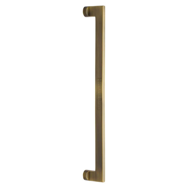 Heritage Brass Door Furniture Antique Brass / Pull Handles (Bolt Through) Heritage Brass - Door Pull Handle Apollo Design 460mm Antique Brass Finish