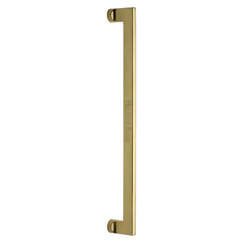 Heritage Brass Door Furniture Polished Brass / Pull Handles (Bolt Through) Heritage Brass - Door Pull Handle Apollo Design 460mm Polished Brass Finish