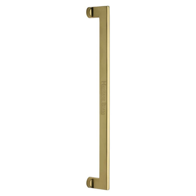 Heritage Brass Door Furniture Polished Brass / Pull Handles (Bolt Through) Heritage Brass - Door Pull Handle Apollo Design 460mm Polished Brass Finish