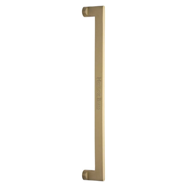 Heritage Brass Door Furniture Satin Brass / Pull Handles (Bolt Through) Heritage Brass - Door Pull Handle Apollo Design 460mm Satin Brass Finish