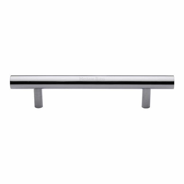 Heritage Brass Door Furniture Polished Chrome / Pull Handles (Bolt Through) Heritage Brass - Door Pull Handle Bar Design 305mm Polished Chrome Finish