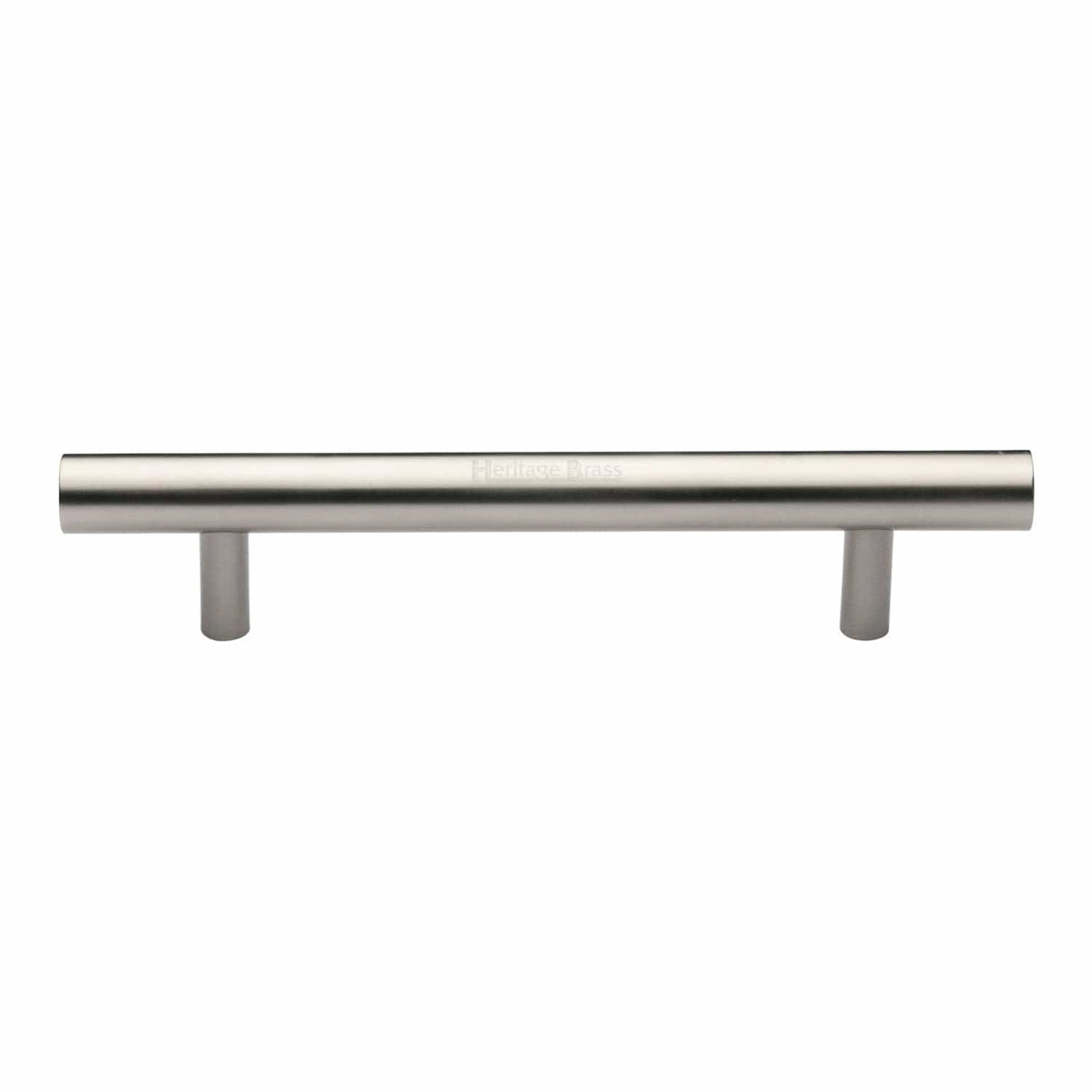 Heritage Brass Door Furniture Satin Nickel / Pull Handles (Bolt Through) Heritage Brass - Door Pull Handle Bar Design 305mm Satin Nickel Finish