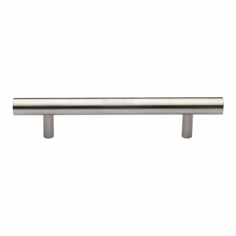 Heritage Brass Door Furniture Satin Nickel / Pull Handles (Bolt Through) Heritage Brass - Door Pull Handle Bar Design 305mm Satin Nickel Finish
