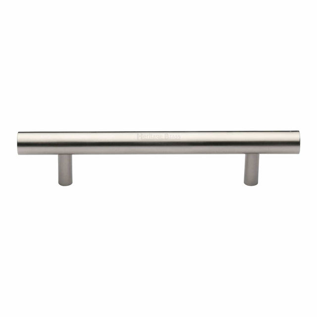Heritage Brass Door Furniture Satin Nickel / Pull Handles (Bolt Through) Heritage Brass - Door Pull Handle Bar Design 305mm Satin Nickel Finish