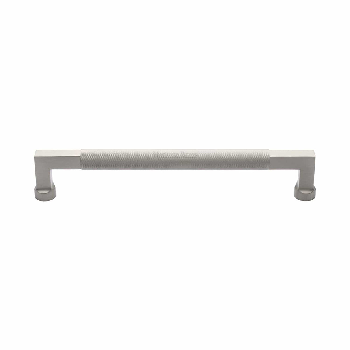 Heritage Brass Door Furniture Satin Nickel / Pull Handles (Bolt Through) Heritage Brass - Door Pull Handle Bar Design 330mm Satin Nickel Finish