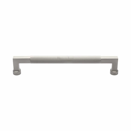 Heritage Brass Door Furniture Satin Nickel / Pull Handles (Bolt Through) Heritage Brass - Door Pull Handle Bar Design 330mm Satin Nickel Finish