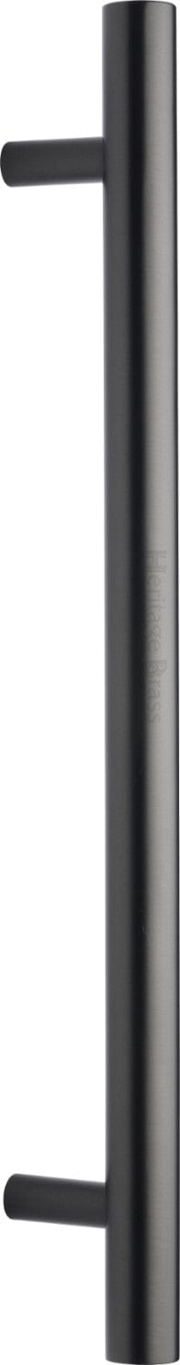 Heritage Brass Door Furniture Matt Bronze / Pull Handles (Bolt Through) Heritage Brass - Door Pull Handle Bar Design 457mm Matt Bronze Finish