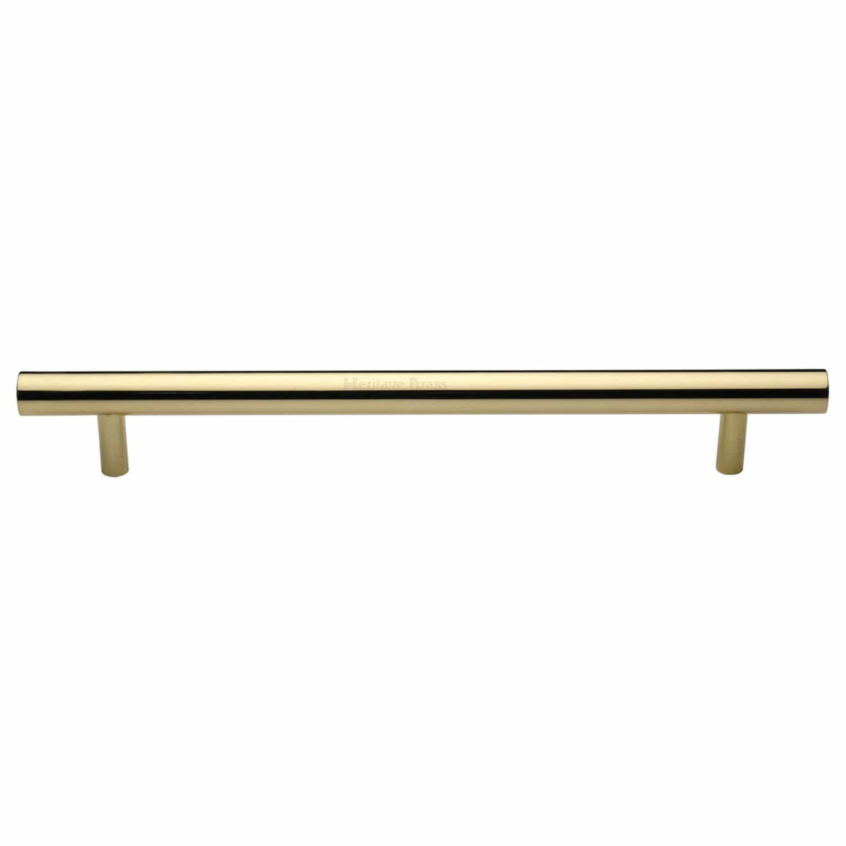 Heritage Brass Door Furniture Polished Brass / Pull Handles (Bolt Through) Heritage Brass - Door Pull Handle Bar Design 457mm Polished Brass Finish