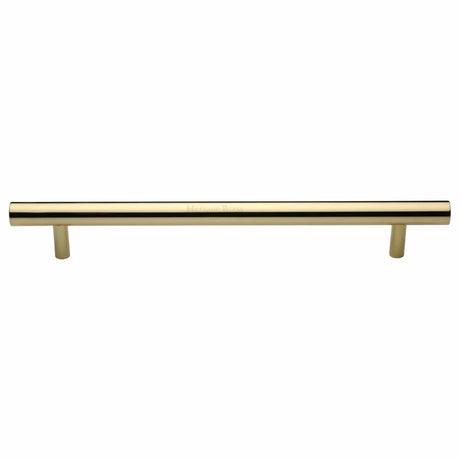 Heritage Brass Door Furniture Polished Brass / Pull Handles (Bolt Through) Heritage Brass - Door Pull Handle Bar Design 457mm Polished Brass Finish