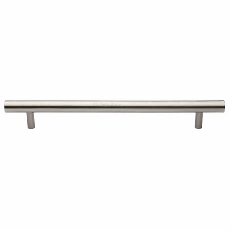 Heritage Brass Door Furniture Satin Nickel / Pull Handles (Bolt Through) Heritage Brass - Door Pull Handle Bar Design 457mm Satin Nickel Finish