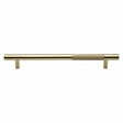 Heritage Brass Door Furniture Polished Brass / Pull Handles (Bolt Through) Heritage Brass - Door Pull Handle Bar Knurled Design 457mm Polished Brass Finish