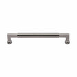 Heritage Brass Door Furniture Satin Nickel / Pull Handles (Bolt Through) Heritage Brass - Door Pull Handle Bauhaus Design 330mm Satin Nickel Finish